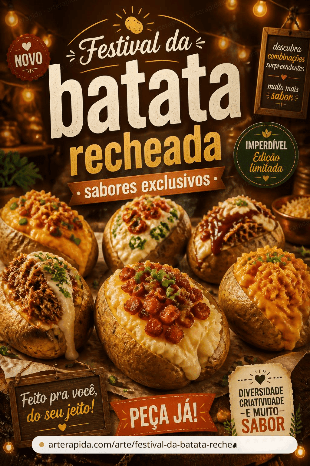 Festival da batata recheada · ArteRápida