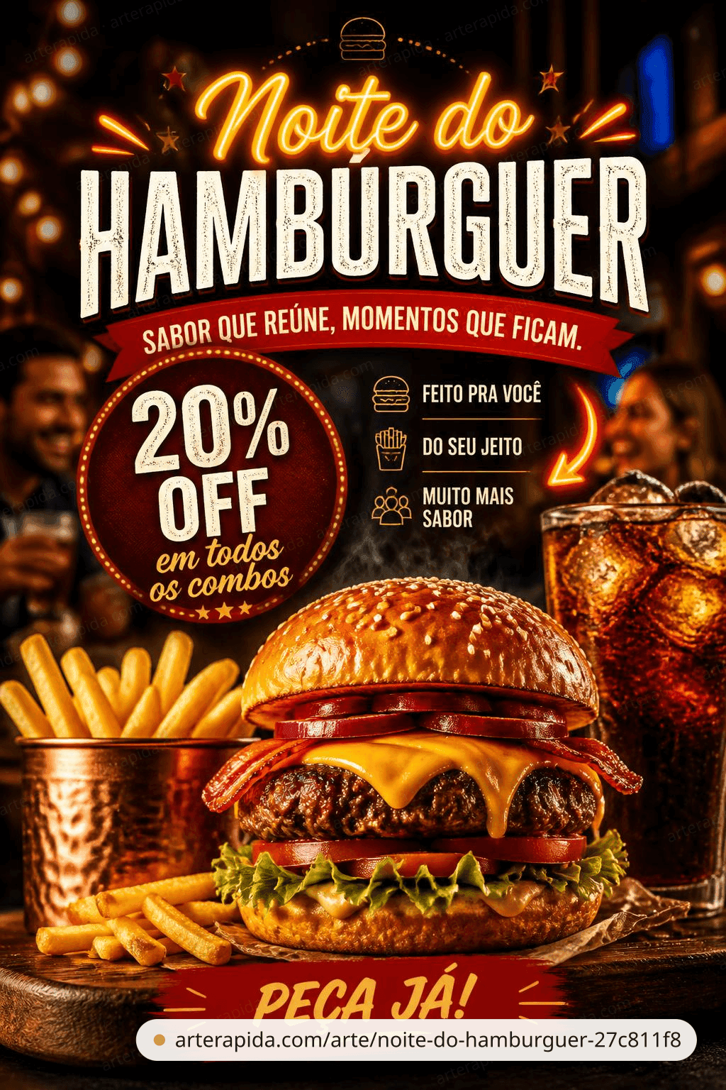 Noite do hambúrguer - restaurant · ArteRapida