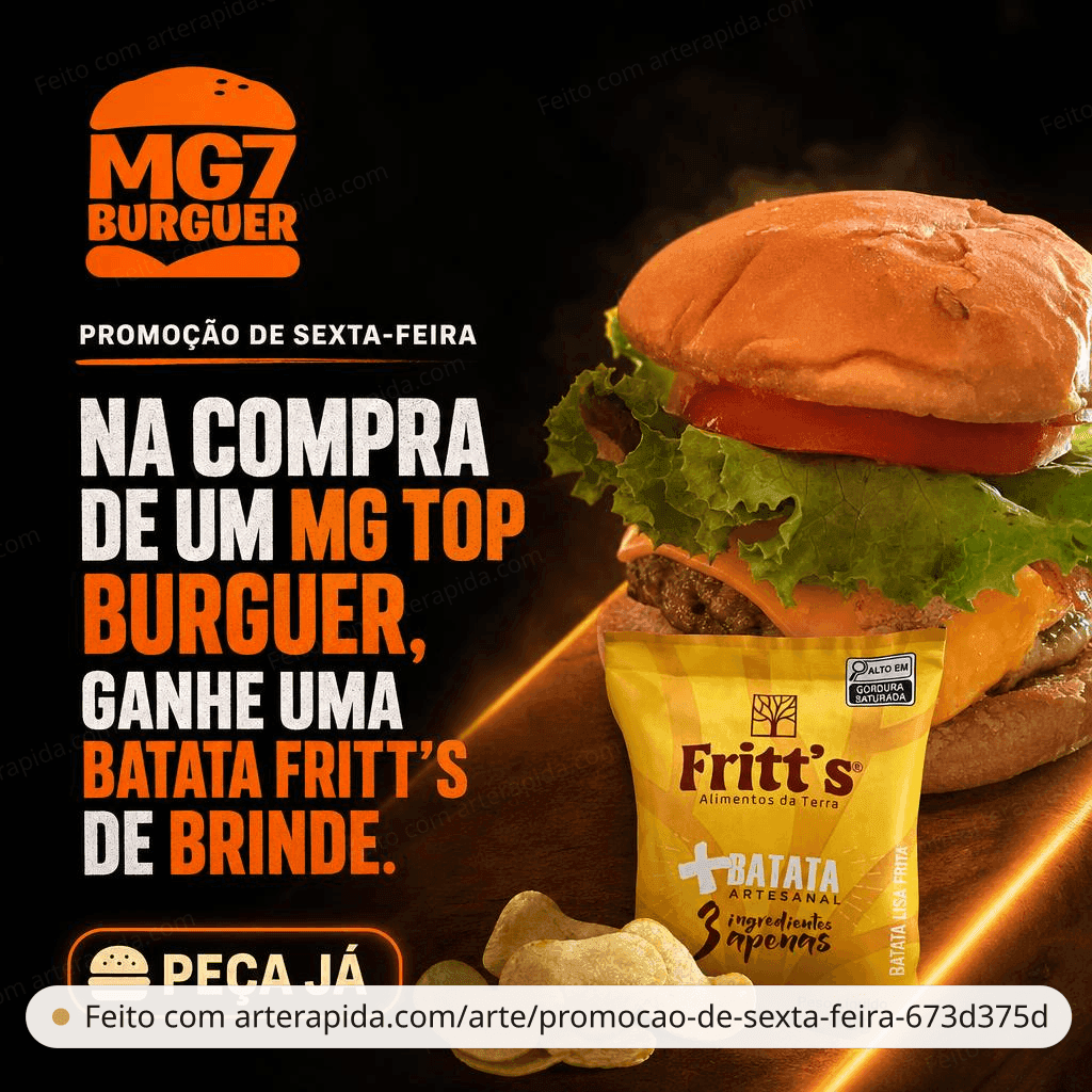 Promoção de sexta-feira · ArteRápida