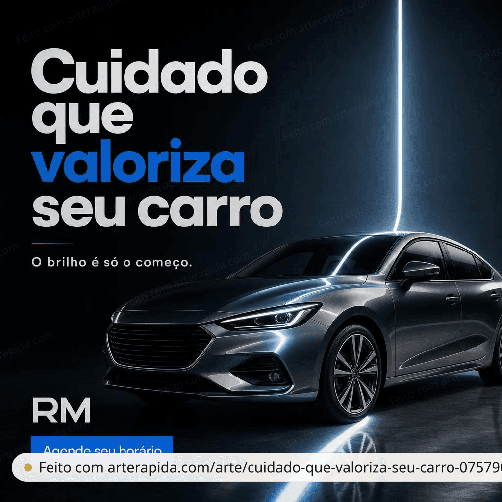 Cuidado que valoriza seu carro · ArteRápida