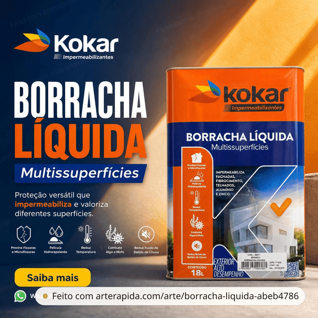 Borracha Líquida — Geral · ArteRápida