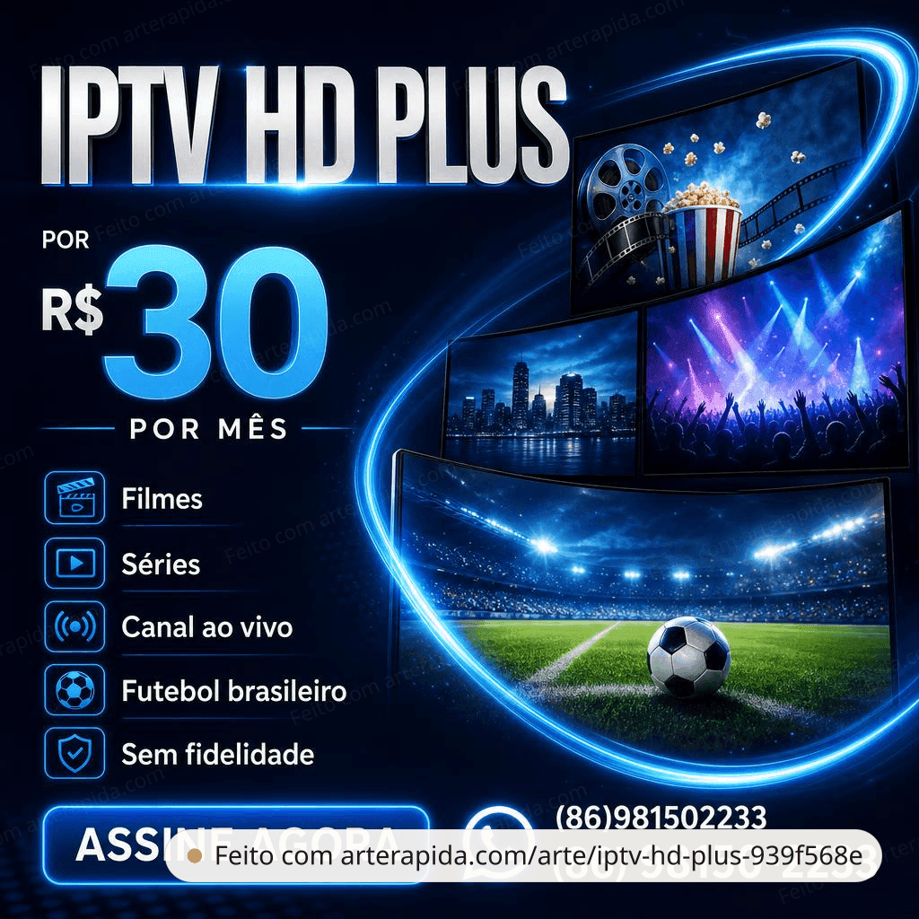 IPTV HD PLUS — Geral · ArteRápida